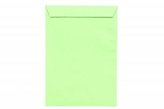 Envelopes DIN C4 adesivos, verde claro