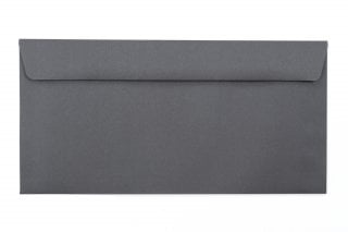 Envelopes DIN longo+, impressão em cinzento escuro