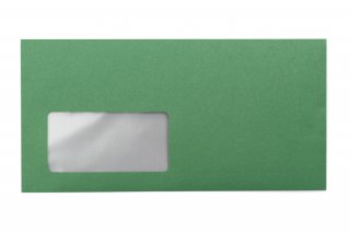 Envelopes DIN longo+ com janela, impressão verde