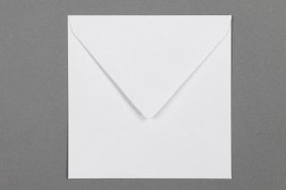 Envelopes quadrados 140x140 mm, branco