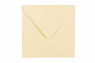 Envelopes quadrados 140x140 mm, creme