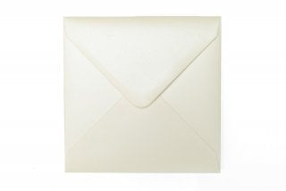 Envelopes quadrados 140x140 mm, madrepérola