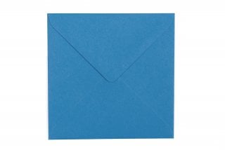Envelopes quadrados 140x140 mm, azul