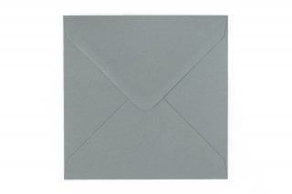 Envelopes quadrados 140x140 mm, cinzento escuro