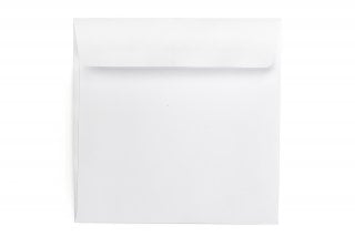 Envelopes quadrados 220x220 mm, brancos
