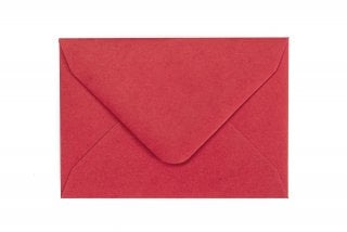 Envelopes 65x94mm, vermelho