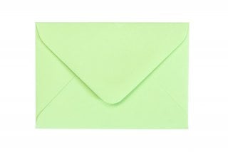 Envelopes 65x94mm, verde claro