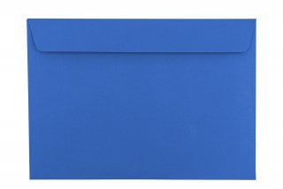 Envelopes DIN C5 adesivos, azul royal