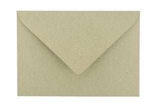 Envelopes DIN C7, papel de relva