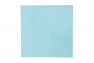 Envelopes quadrados 155x155 mm, azul pastel