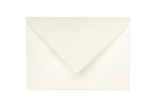 Envelopes DIN C6, branco-creme