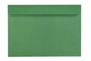 Envelopes DIN C5 adesivos, impressos em verde