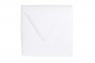 Envelopes quadrados 113x113 mm, brancos