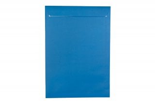 Envelopes DIN C4 adesivos, impressão azul