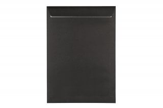 Envelopes DIN C4 adesivos, impressão preta