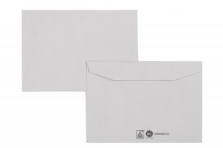 Envelopes DIN C5, cinzento reciclado