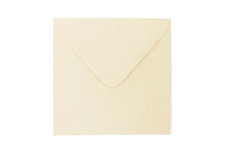 Envelopes quadrados 110x110 mm, creme