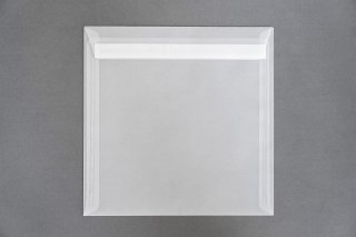 Envelopes quadrados 220x220 mm, transparentes