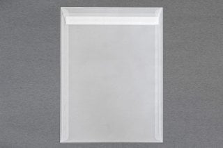 Envelopes DIN C4 autocolantes, transparentes