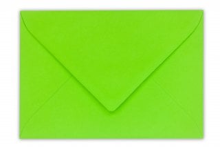 Envelopes DIN C6, verde claro