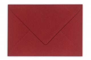 Envelopes DIN C6, vermelho escuro