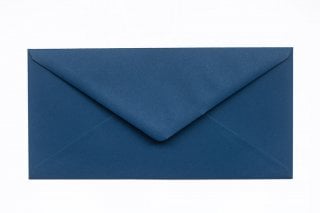 Envelopes DIN longos, azul escuro