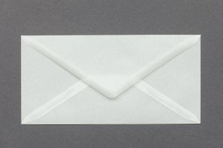 Envelopes DIN longos, transparentes