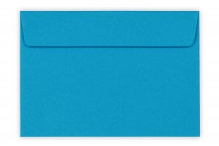 Envelopes DIN C6 adesivos, azul