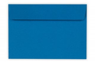 Envelopes DIN C6 adesivos, azul royal