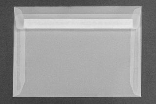Envelopes DIN C6 adesivos, transparentes