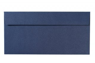 Envelopes DIN adesivos longos, azul escuro