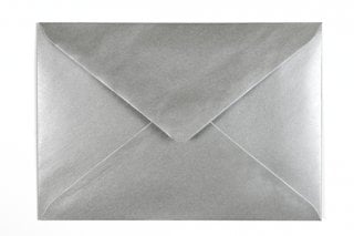 Envelopes DIN C5, prateados