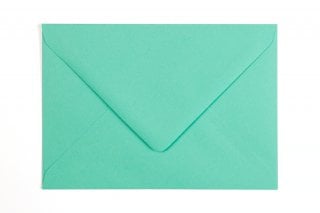 Envelopes DIN C6, azul-verde