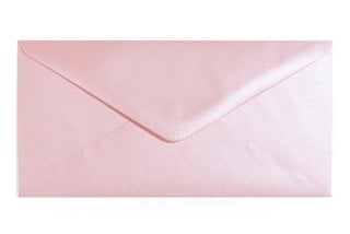 Envelopes DIN longos, cor-de-rosa madrepérola
