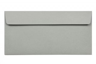 Envelopes DIN adesivos longos, cinzentos