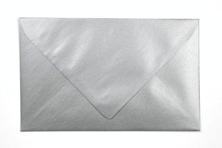 Envelopes formato especial, prata