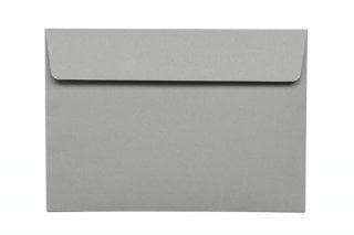 Envelopes DIN C6 adesivos, cinzentos
