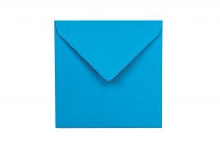 Envelopes quadrados 130x130 mm, azul