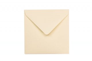 Envelopes quadrados 155x155 mm, creme