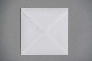 Envelopes quadrados 155x155 mm, madrepérola