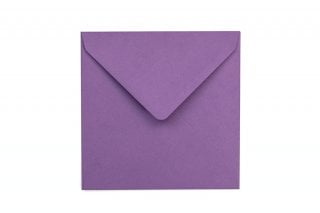 Envelopes quadrados 155x155 mm, roxo