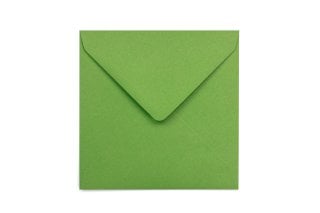 Envelopes quadrados 155x155 mm, verde