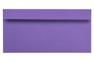 Envelopes DIN adesivos longos, roxo