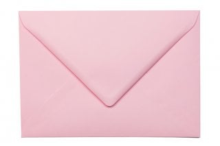 Envelopes DIN C5, cor-de-rosa