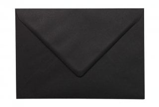 Envelopes DIN C5, preto