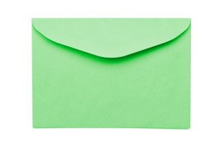 Envelopes DIN C6, verde reciclado