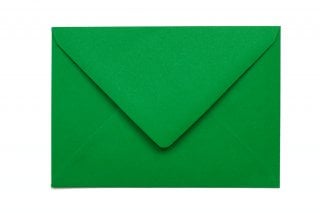 Envelopes DIN C6, verde escuro