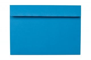 Envelopes DIN C5 adesivos, azul