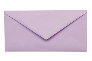 Envelopes DIN longos, lavanda
