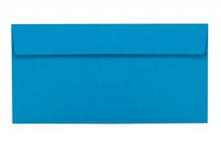 Envelopes DIN adesivos longos, azul